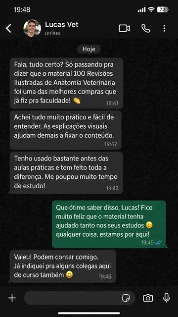 Print de depoimento de aluna 2